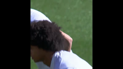 3-2-24 calentamiento de Peter Federico Valencia CF vs Almería