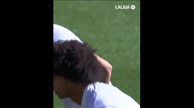 3-2-24 calentamiento de Peter Federico Valencia CF vs Almería