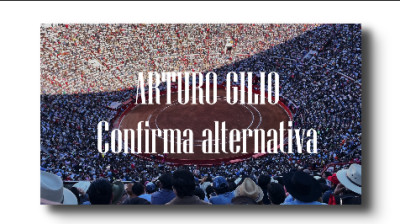 ARTURO GILIO TOREA EN LA CORRIDA DE ANIVERSARIO DE LA MÉXICO